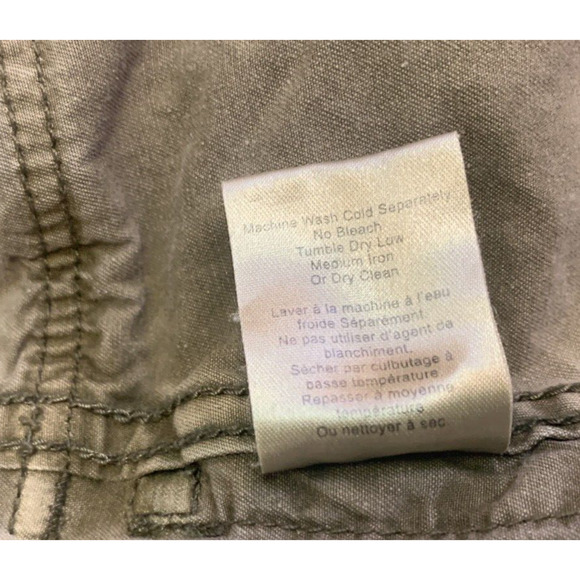 Aritzia Talula Jacket Womens Small Khaki Hooded Military Utility Cargo Coat - Picture 12 of 16